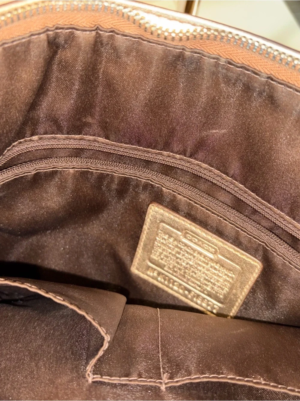 Coach Gold Women's Tote Bag - Designer Style